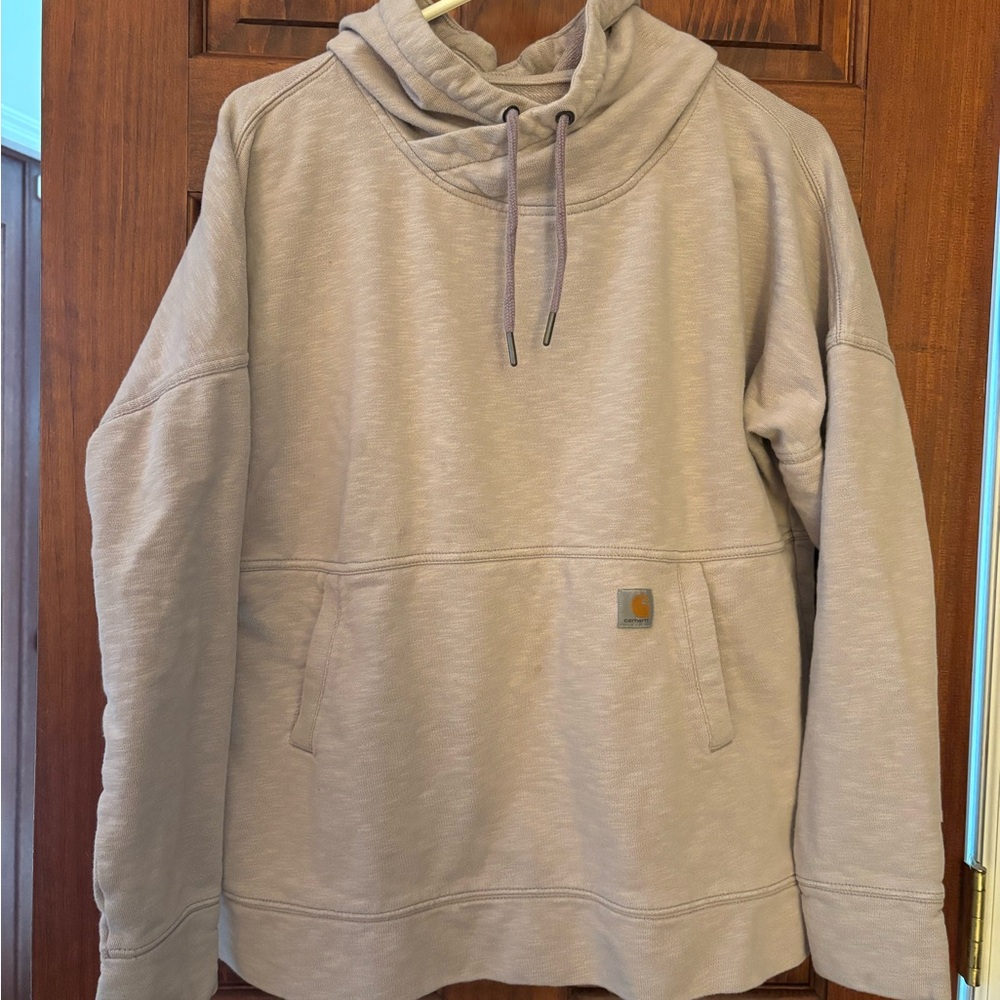 Carhartt Light Dusty Rose Hoodie - women’s large